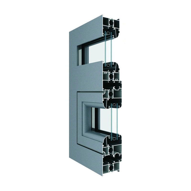 60AGR high air tightness thermal break casement window