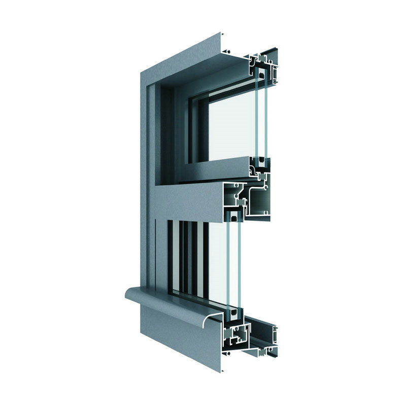82GDTL series glue injection thermal break single-lift window