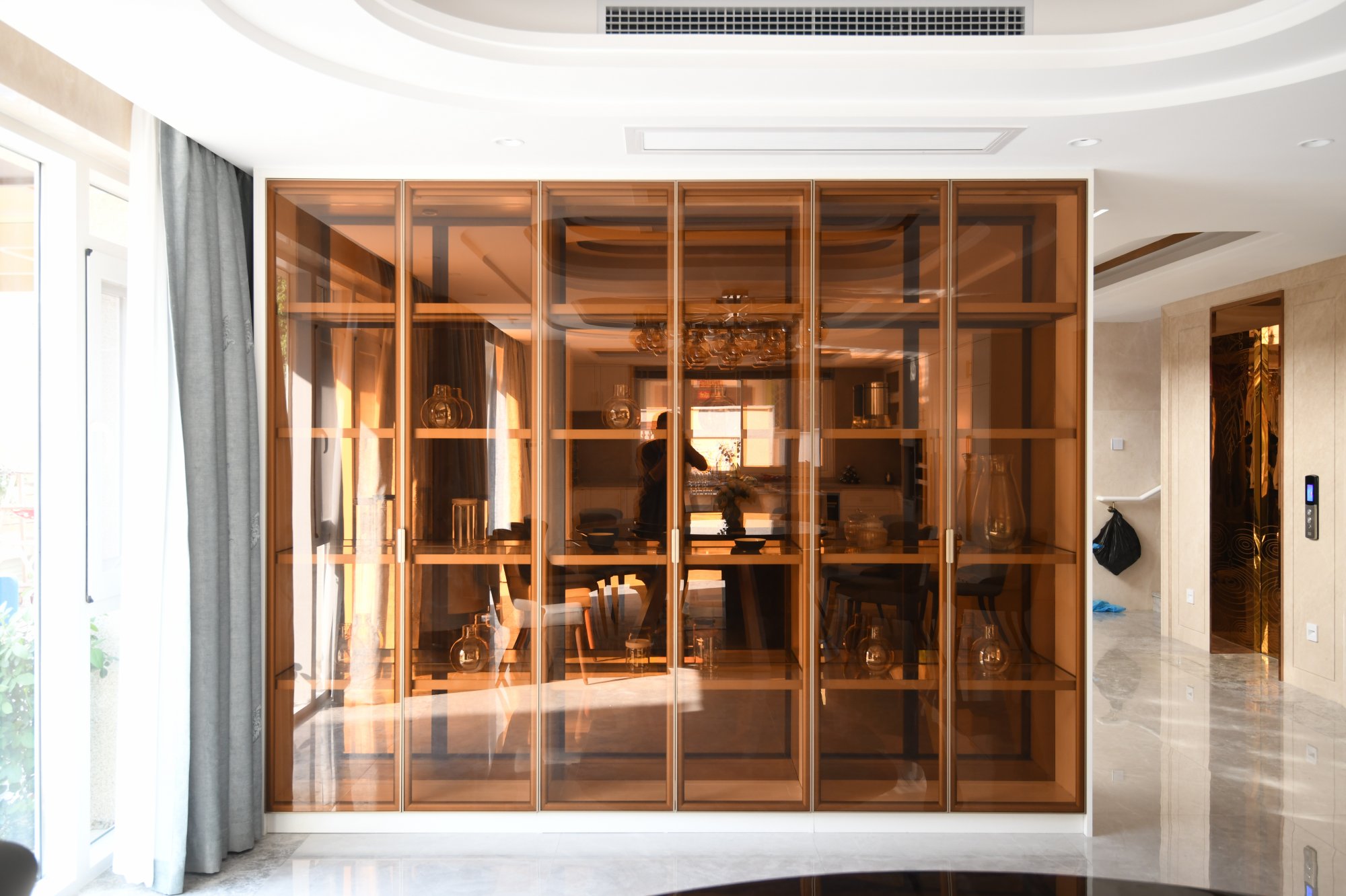 Light luxury wine cabinet series