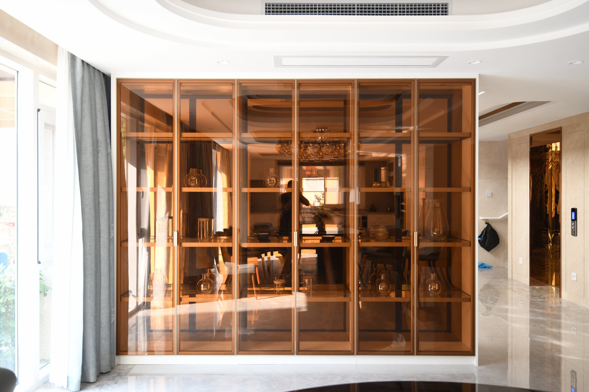 Light luxury wine cabinet series