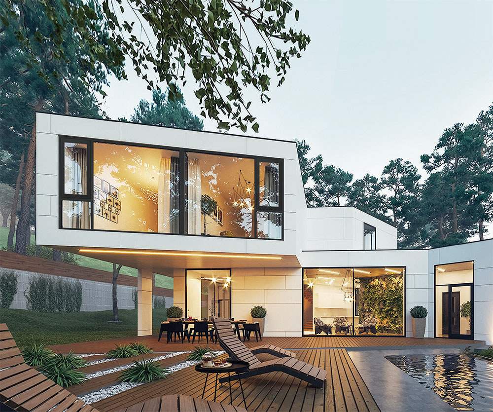 85 断桥内平开窗