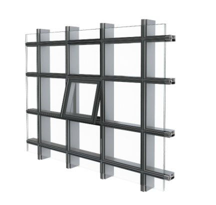 90 180 Invisible Frame Curtain Wall