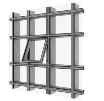 180 Invisible Frame Hollow Glass Curtain Wall