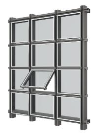 150-190(HNMQ) Invisible Frame Unitized Curtain Wall