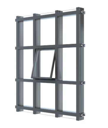 160 (WY-160GR) Visible Frame Thermal Break Curtain Wall
