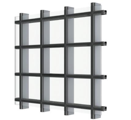 130 Invisible Frame Hollow Glass Curtain Wall