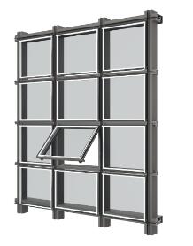 150-190(HNMQ)隐框式单元幕墙
